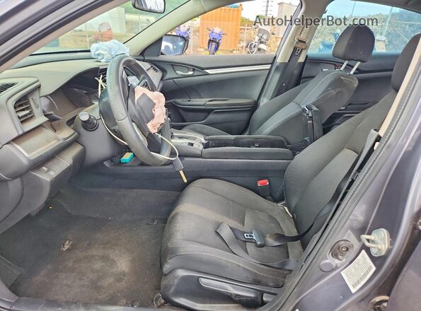 2HGFC2F56GH503720 2016 HONDA CIVIC Gray Widok wnętrza z przodu