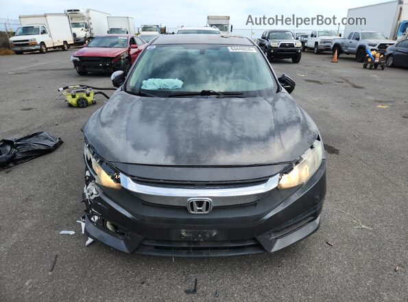 2HGFC2F56GH503720 2016 HONDA CIVIC Gray Widok z przodu