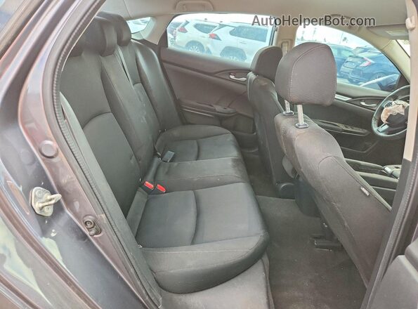 2HGFC2F56GH503720 2016 HONDA CIVIC Gray Widok tylnych siedzeń
