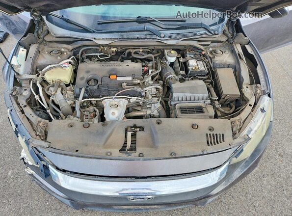 2HGFC2F56GH503720 2016 HONDA CIVIC Gray Widok wnętrza z tyłu