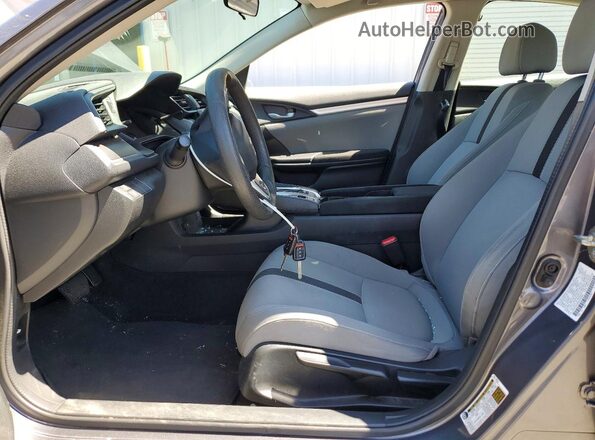 2HGFC2F56GH555560 2016 HONDA CIVIC Gray Vista interior delantera