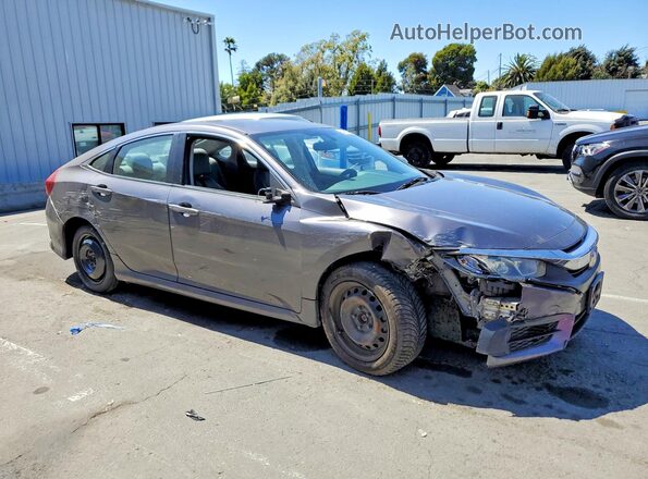 2HGFC2F56GH555560 2016 HONDA CIVIC Gray Delantero derecho