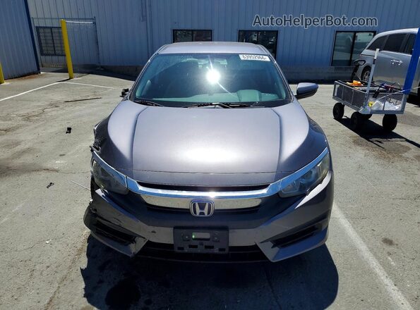 2HGFC2F56GH555560 2016 HONDA CIVIC Gray Vista frontal