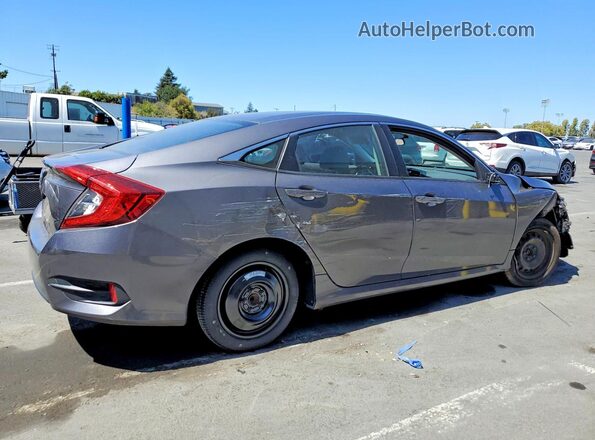 2HGFC2F56GH555560 2016 HONDA CIVIC Gray Trasero derecho