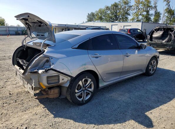 2HGFC2F56HH569315 2017 HONDA CIVIC Silver Հետևի աջ