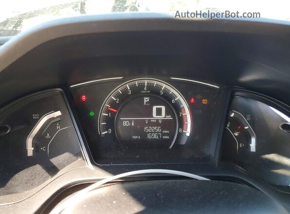 2HGFC2F56HH569315 2017 HONDA CIVIC Silver Սարքավորումների վահանակի տեսք