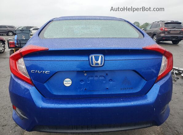 2HGFC2F56JH517947 2018 HONDA CIVIC Blue Vista trasera