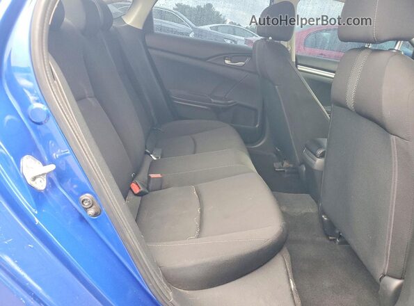 2HGFC2F56JH517947 2018 HONDA CIVIC Blue Vista de los asientos traseros