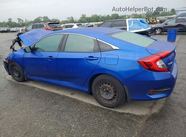 2HGFC2F56JH517947 2018 HONDA CIVIC Blue Trasero izquierdo