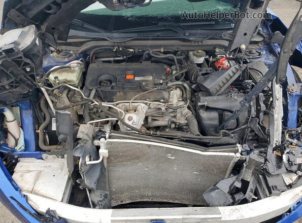 2HGFC2F56JH517947 2018 HONDA CIVIC Blue Vista interior trasera