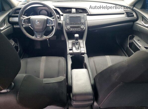 2HGFC2F56JH517947 2018 HONDA CIVIC Blue Vista del salpicadero