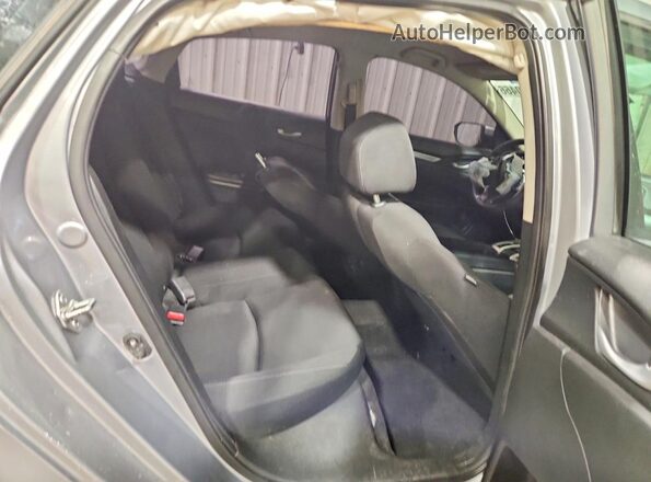 2HGFC2F57JH530870 2018 HONDA CIVIC Silver Rear seats view