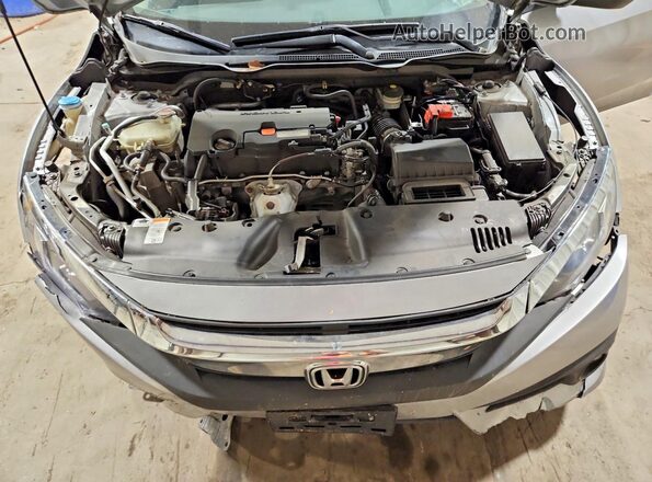 2HGFC2F57JH530870 2018 HONDA CIVIC Silver Rear interior view