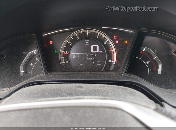 2HGFC2F57JH557552 2018 HONDA CIVIC Gray Հետևի նստատեղերի տեսք