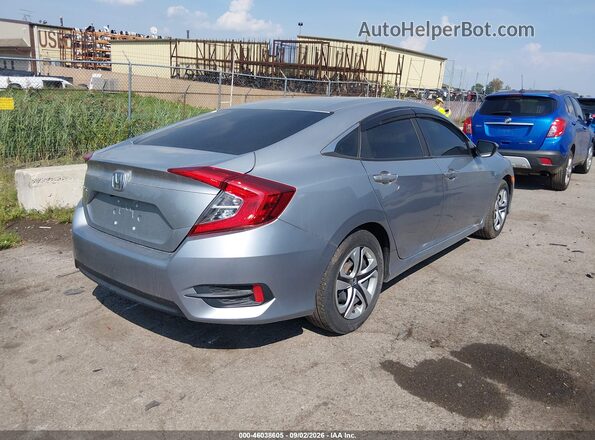 2HGFC2F57JH557552 2018 HONDA CIVIC Gray Հետևի աջ