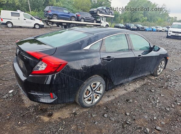 2HGFC2F57JH585755 2018 HONDA CIVIC Черный Задняя правая четверть