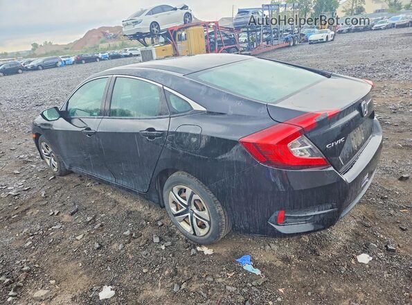 2HGFC2F57JH585755 2018 HONDA CIVIC Черный Задняя левая четверть