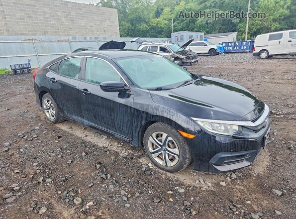 2HGFC2F57JH585755 2018 HONDA CIVIC Черный Передняя правая четверть