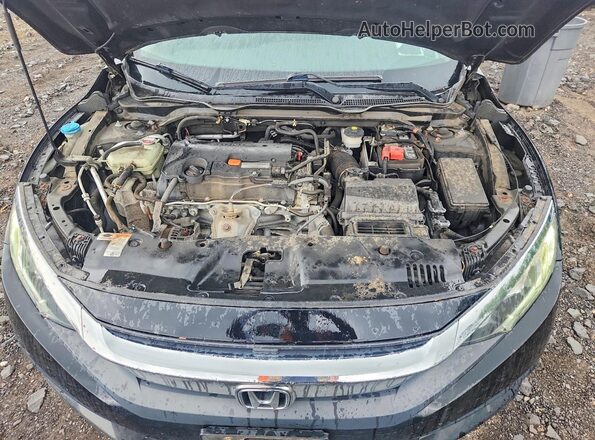 2HGFC2F57JH585755 2018 HONDA CIVIC Черный Вид задней части салона