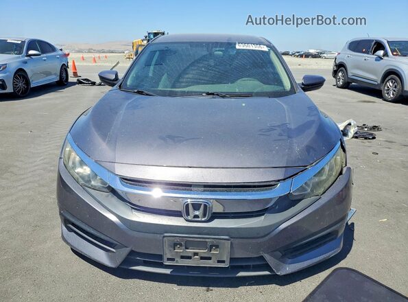 2HGFC2F57JH608855 2018 HONDA CIVIC Gray Widok z przodu
