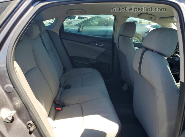 2HGFC2F57JH608855 2018 HONDA CIVIC Gray Widok tylnych siedzeń