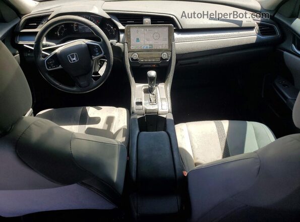 2HGFC2F57JH608855 2018 HONDA CIVIC Gray Widok deski rozdzielczej