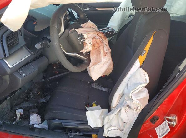 2HGFC2F58GH551431 2016 HONDA CIVIC Red Vista interior delantera