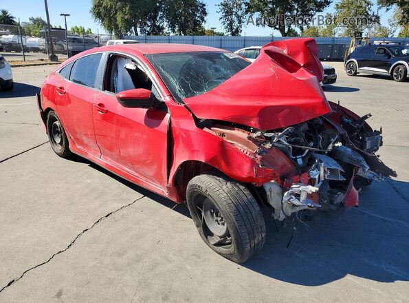 2HGFC2F58GH551431 2016 HONDA CIVIC Red Delantero derecho