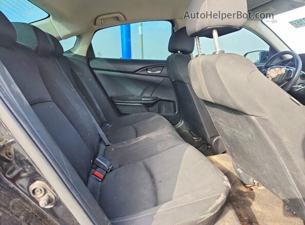 2HGFC2F58HH507379 2017 HONDA CIVIC Black Вид задніх сидінь