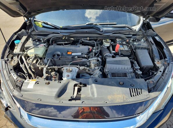2HGFC2F58HH559417 2017 HONDA CIVIC Black Rear interior view