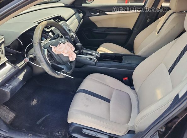 2HGFC2F58HH559417 2017 HONDA CIVIC Black Front interior view