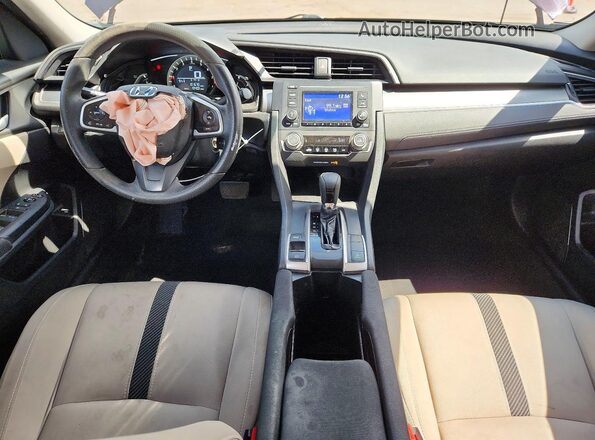 2HGFC2F58HH559417 2017 HONDA CIVIC Black Dashboard view
