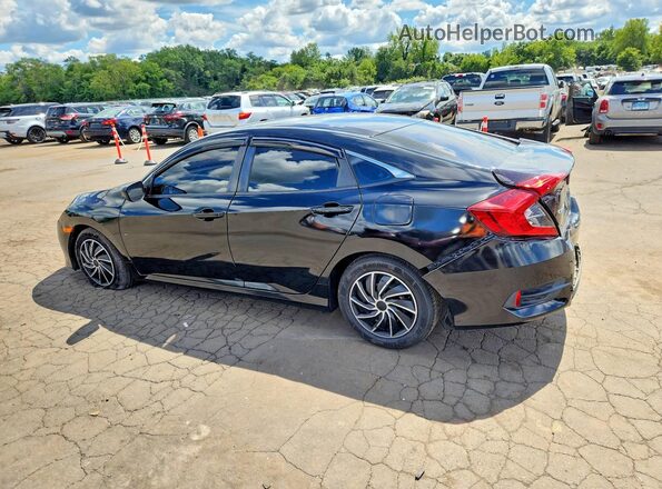 2HGFC2F58HH559417 2017 HONDA CIVIC Black Rear left