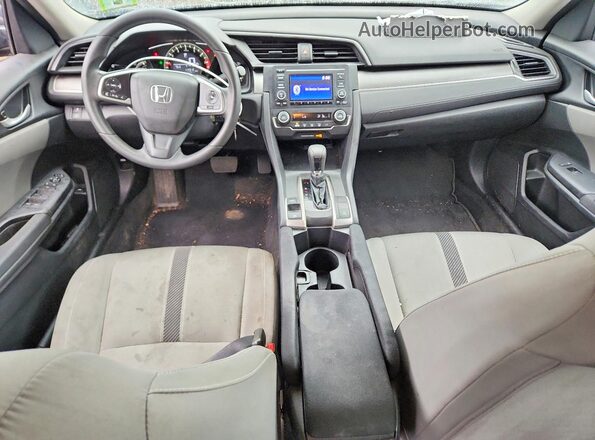 2HGFC2F58JH520297 2018 HONDA CIVIC Blue Առջևի վահանակի տեսք