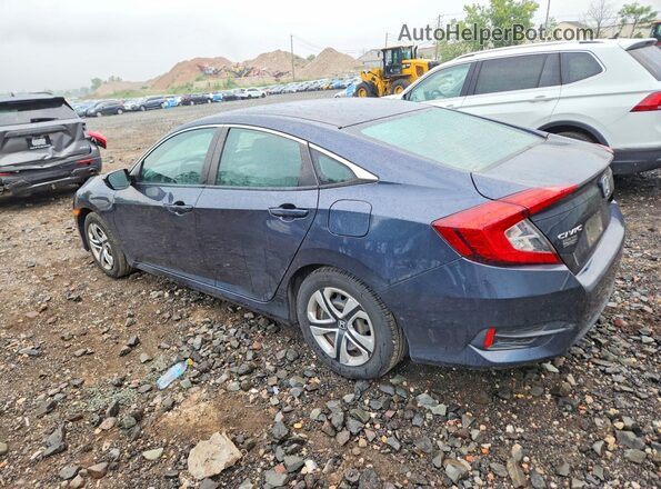 2HGFC2F58JH520297 2018 HONDA CIVIC Blue Հետևի ձախ