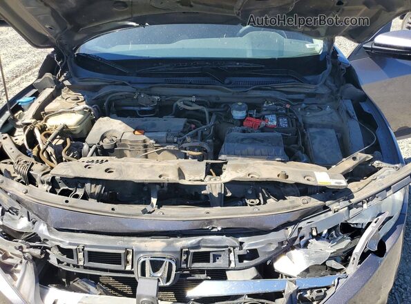 2HGFC2F58JH550674 2018 HONDA CIVIC Gray Widok wnętrza z tyłu