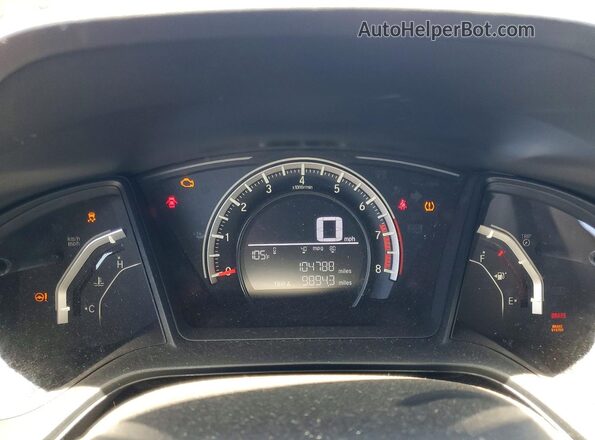 2HGFC2F58JH550674 2018 HONDA CIVIC Gray Widok zestawu wskaźników