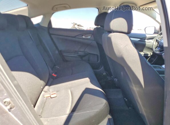 2HGFC2F58JH550674 2018 HONDA CIVIC Gray Widok tylnych siedzeń