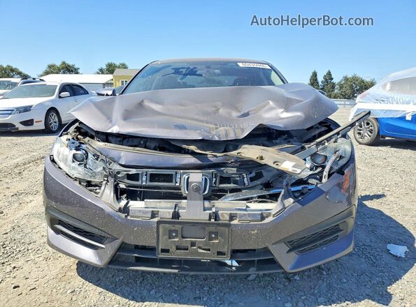 2HGFC2F58JH550674 2018 HONDA CIVIC Gray Widok z przodu