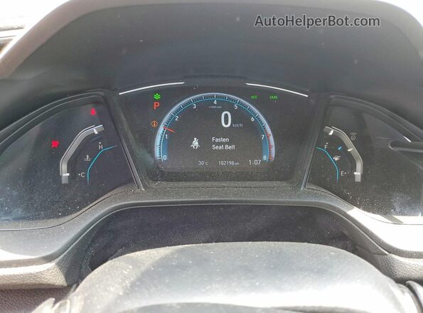 2HGFC2F58MH006079 2021 HONDA CIVIC Серебряный Вид щитка приборов
