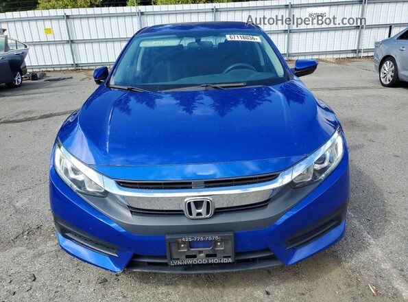 2HGFC2F59JH512595 2018 HONDA CIVIC Blue Front view