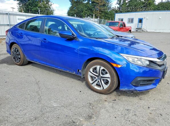 2HGFC2F59JH512595 2018 HONDA CIVIC Blue Front right