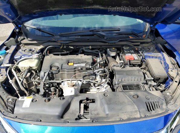 2HGFC2F59JH512595 2018 HONDA CIVIC Blue Rear interior view