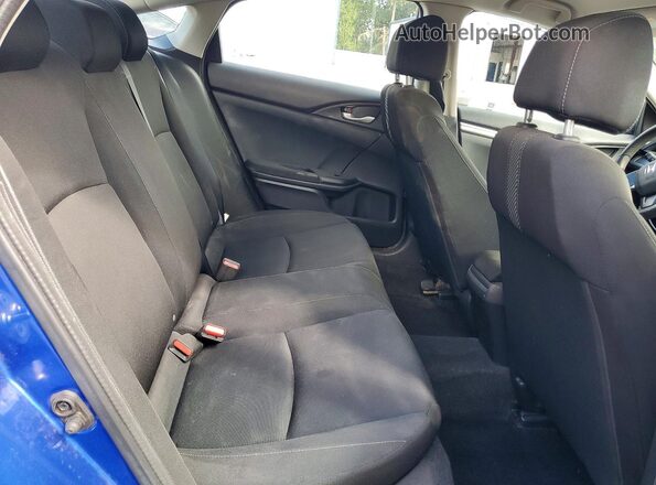 2HGFC2F59JH512595 2018 HONDA CIVIC Blue Rear seats view