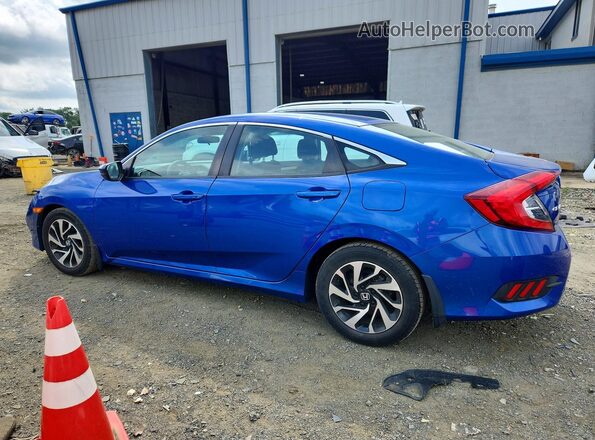 2HGFC2F60KH527318 2019 HONDA CIVIC Синий Задняя левая четверть