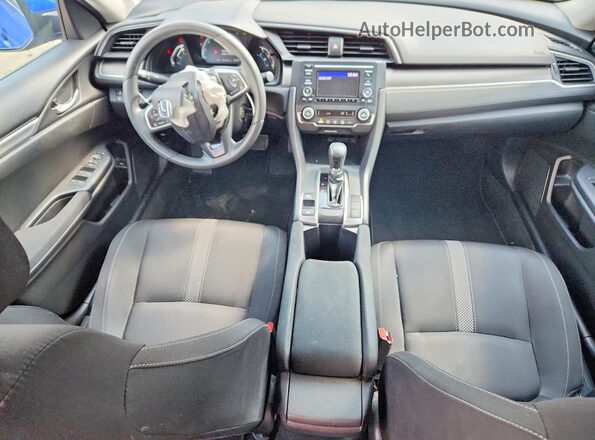 2HGFC2F60KH527318 2019 HONDA CIVIC Синий Вид панели приборов