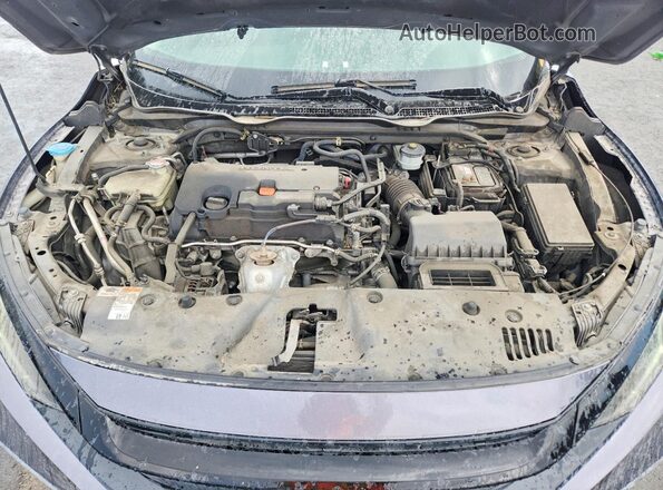2HGFC2F61KH524864 2019 HONDA CIVIC Gray Вид задньої частини салону