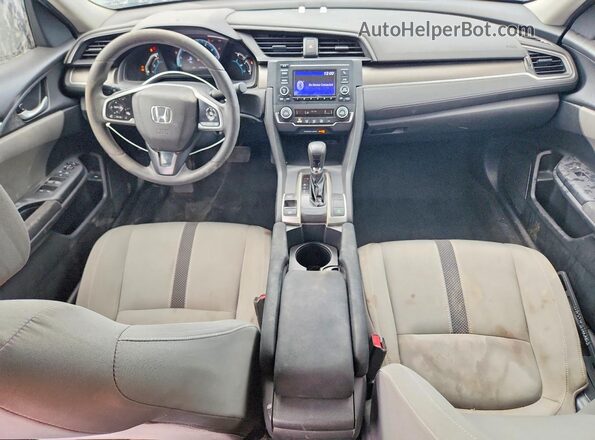 2HGFC2F61KH524864 2019 HONDA CIVIC Gray Вид панелі приладів