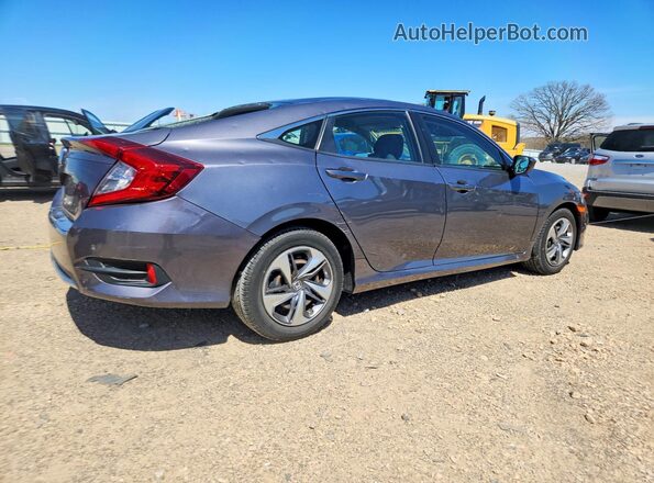 2HGFC2F61KH569500 2019 HONDA CIVIC Gray უკანა მარჯვენა