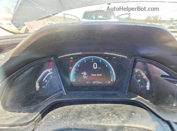 2HGFC2F61KH569500 2019 HONDA CIVIC Gray ხელსაწყოთა პანელის ხედი